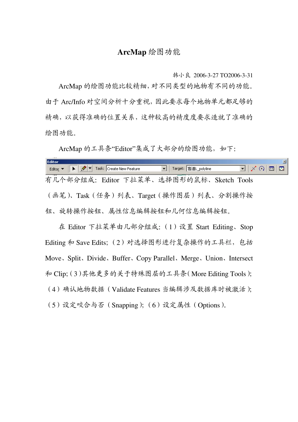 ArcMap绘图功能_第1页
