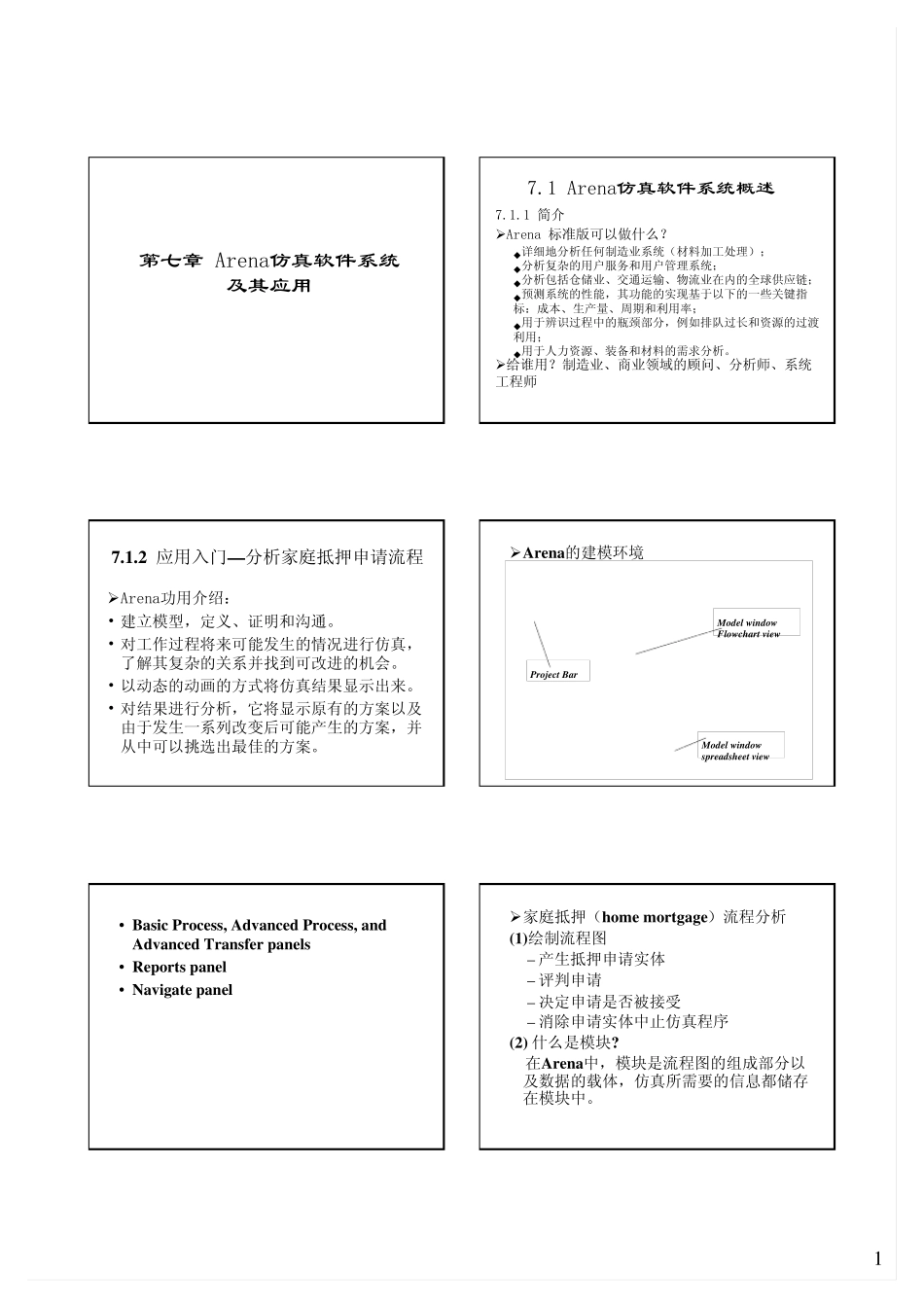 Arena仿真软件系统_第1页