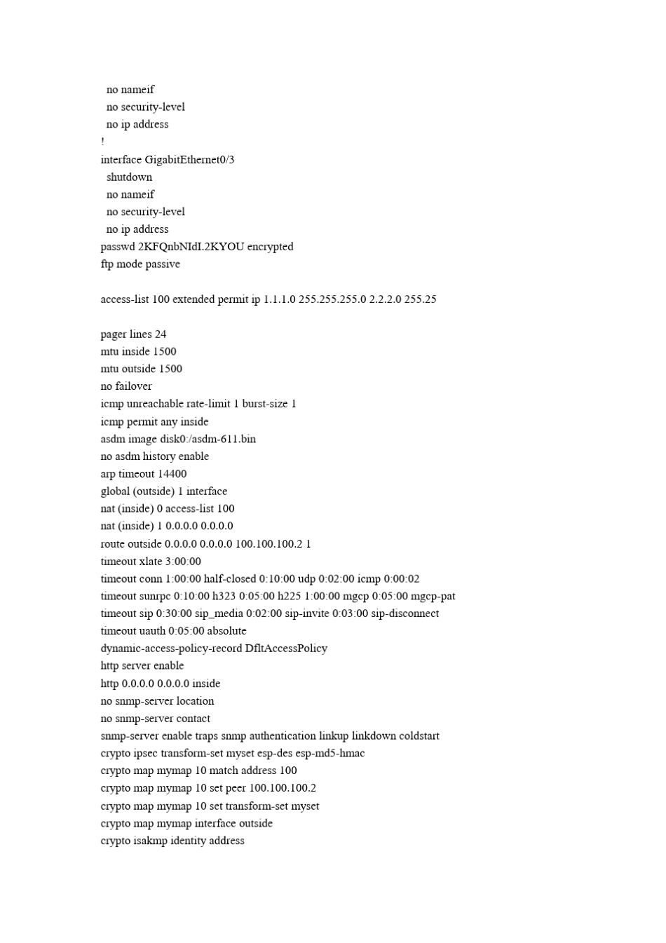 ASA5550与SSGVPN对接配置手册_第3页