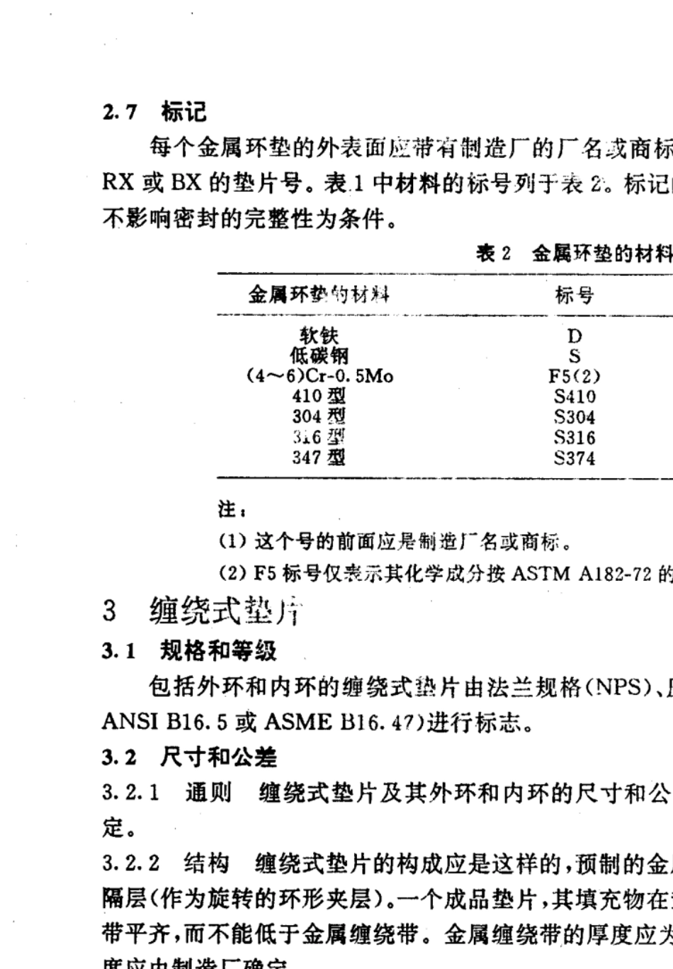ASMEB16.201993管法兰用环垫式、螺旋缠绕式和夹层式金属垫片中文版_第2页