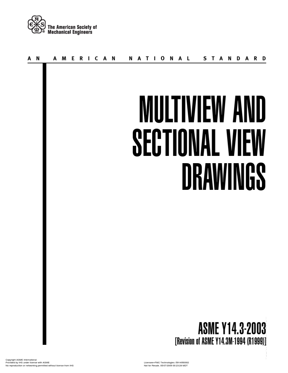 ASMEY14.3,MultiviewandSectionalViewDrawings_第3页