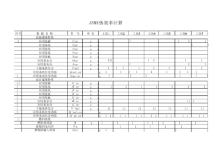 ASME效率计算(正式版)