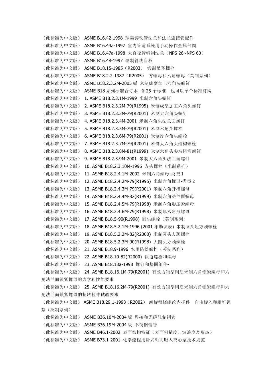 ASME美国机械标准中文版标准目录_第3页