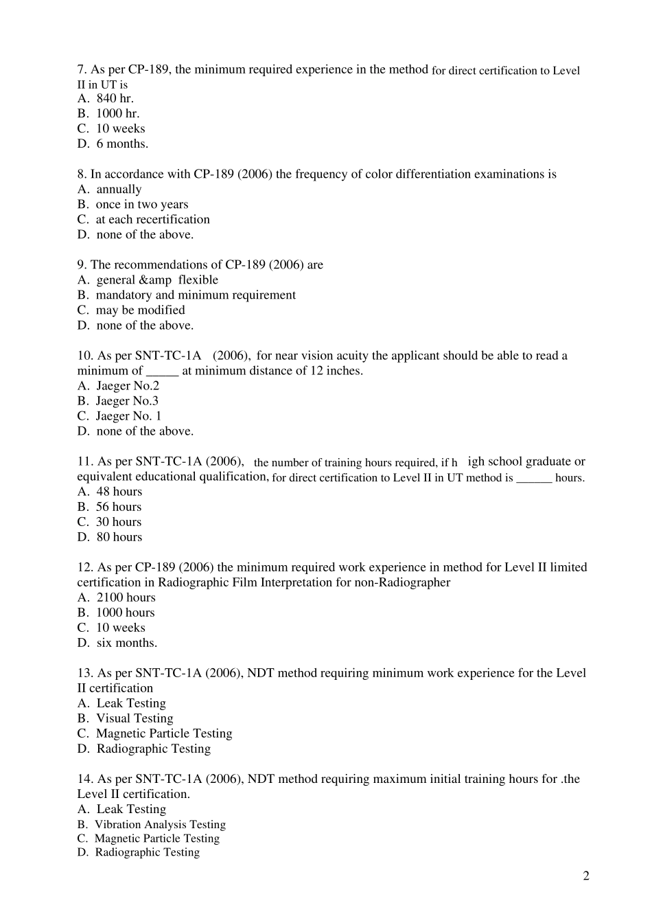 ASNTLevelIIIBASICModelQuestionBank_第2页