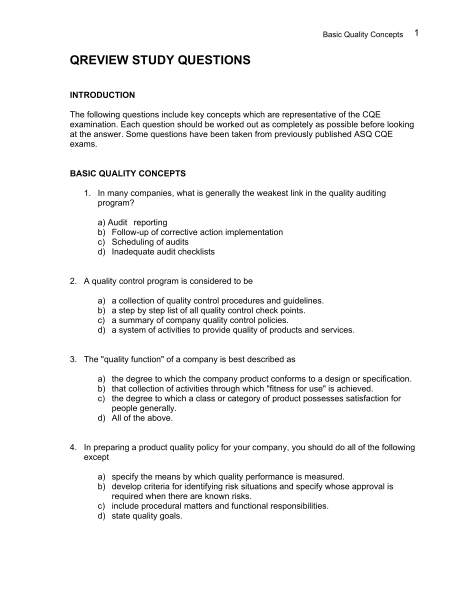 ASQCQE(考试题目与答案)_第3页