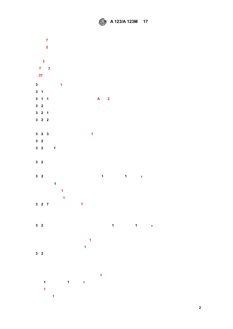 ASTMA12317钢铁制品的锌镀层(热浸镀)_第2页