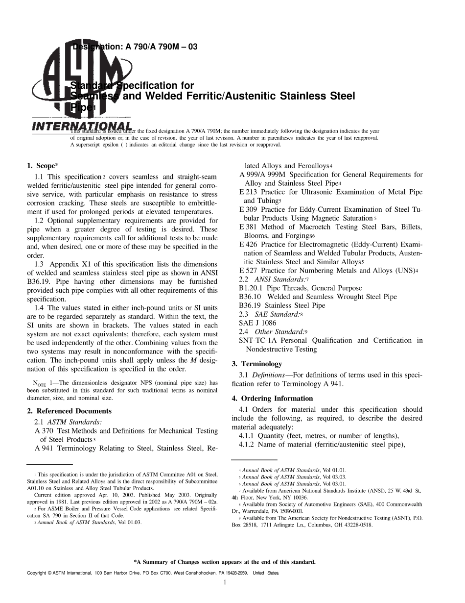 ASTMA790A790M03_第1页