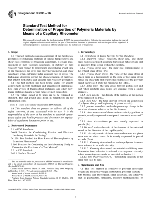 ASTMD3835塑料表观粘度