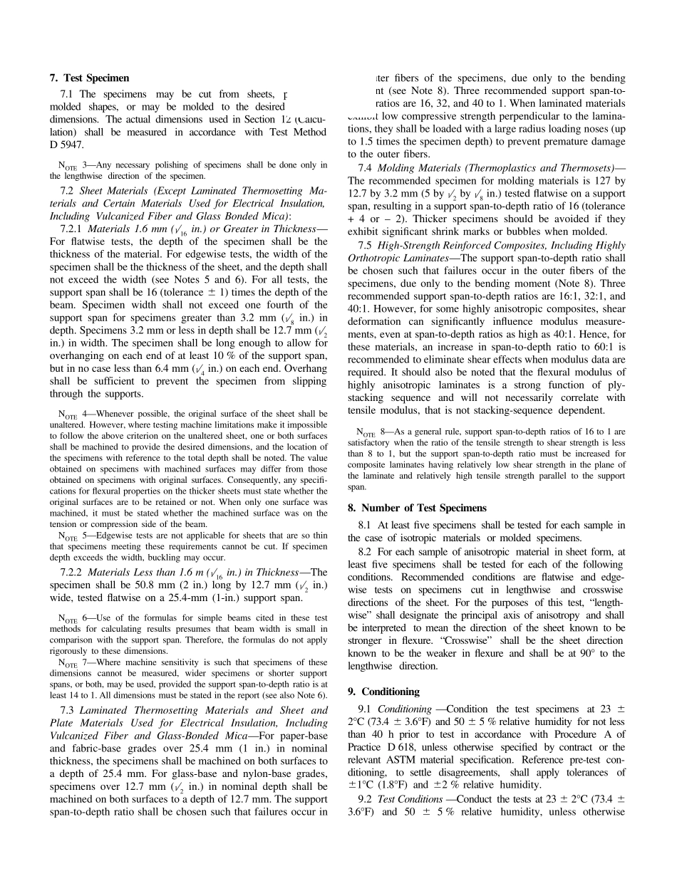 ASTMD627202塑料弯曲_第3页