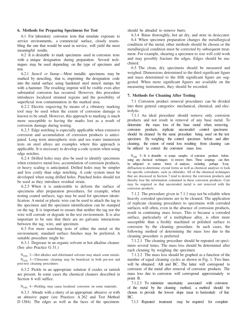ASTMG190(1999)StandardPracticeforPreparing,Cleaning,andEvaluatingCorrosionTest_第2页