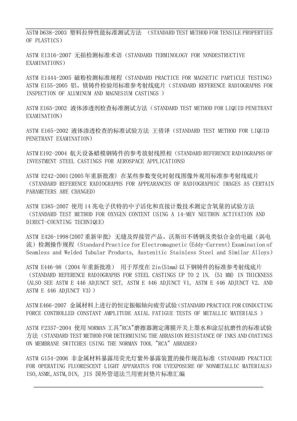 ASTM美国材料标准中文版_第2页