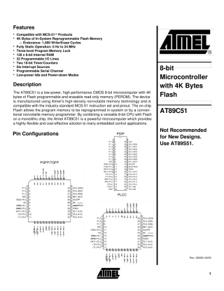 AT89C51DATASHEET
