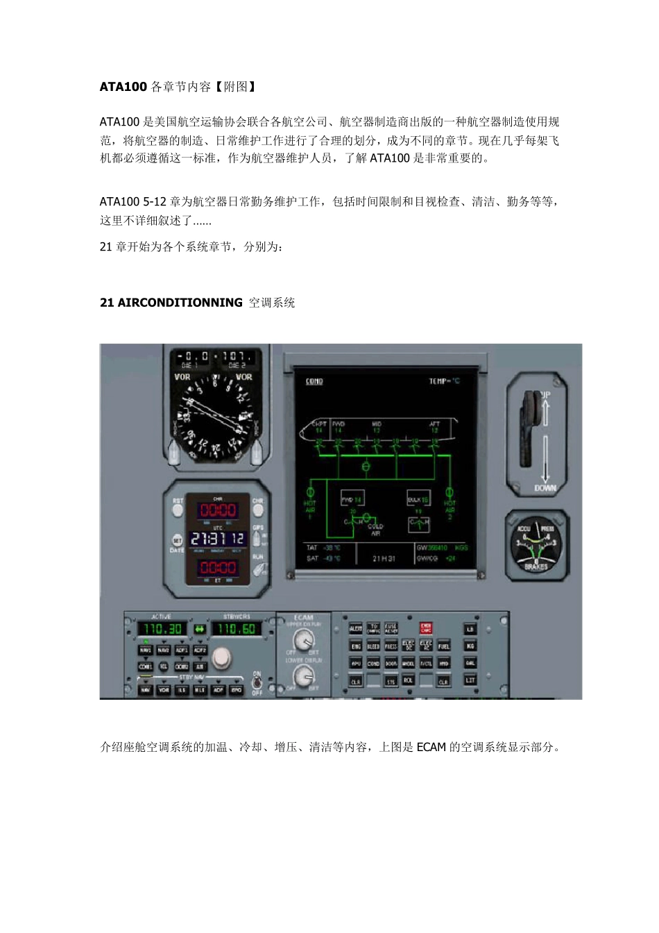 ATA100各章节内容_第1页