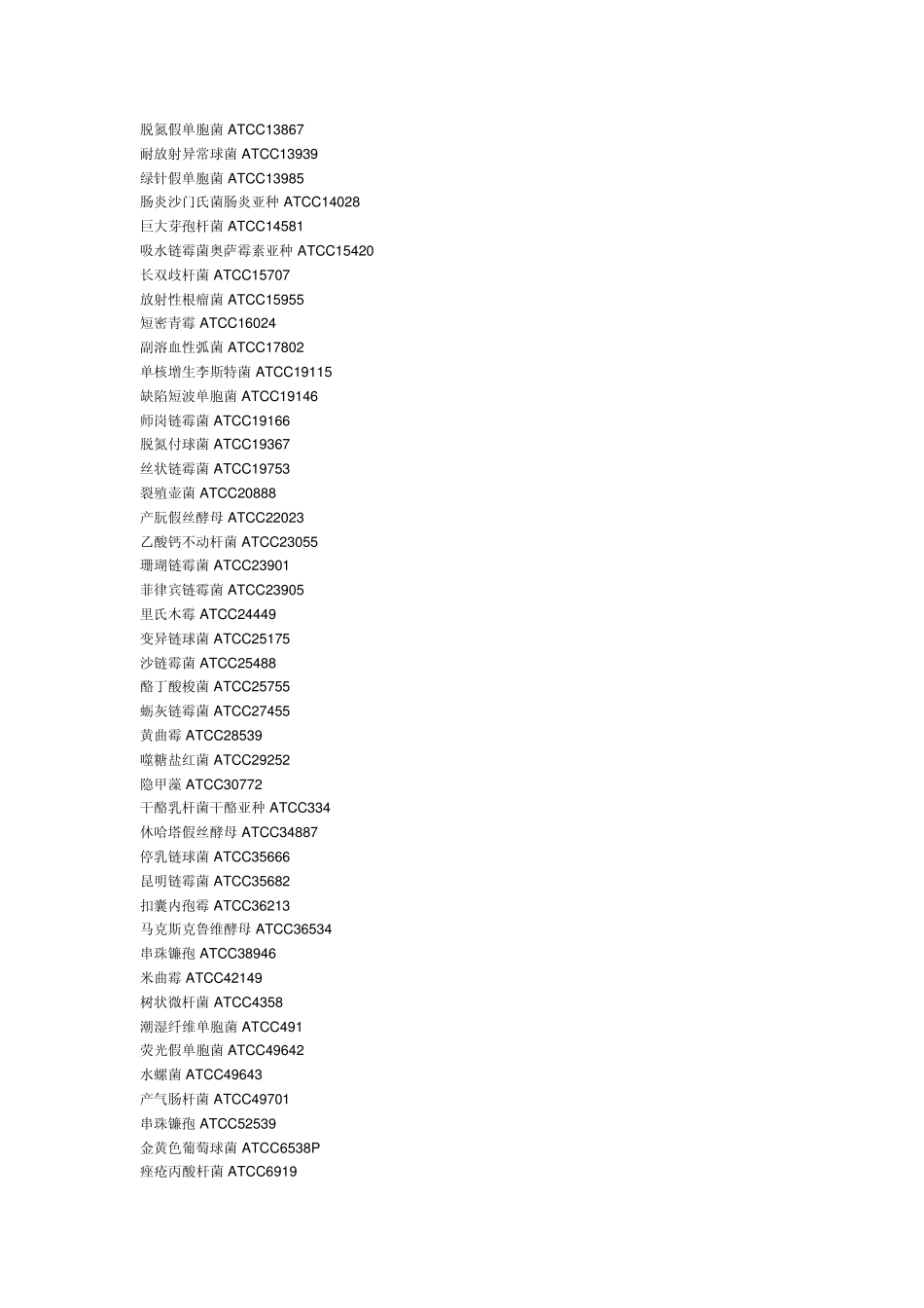 ATCC菌种以及NCTC菌种——上海宝录_第3页