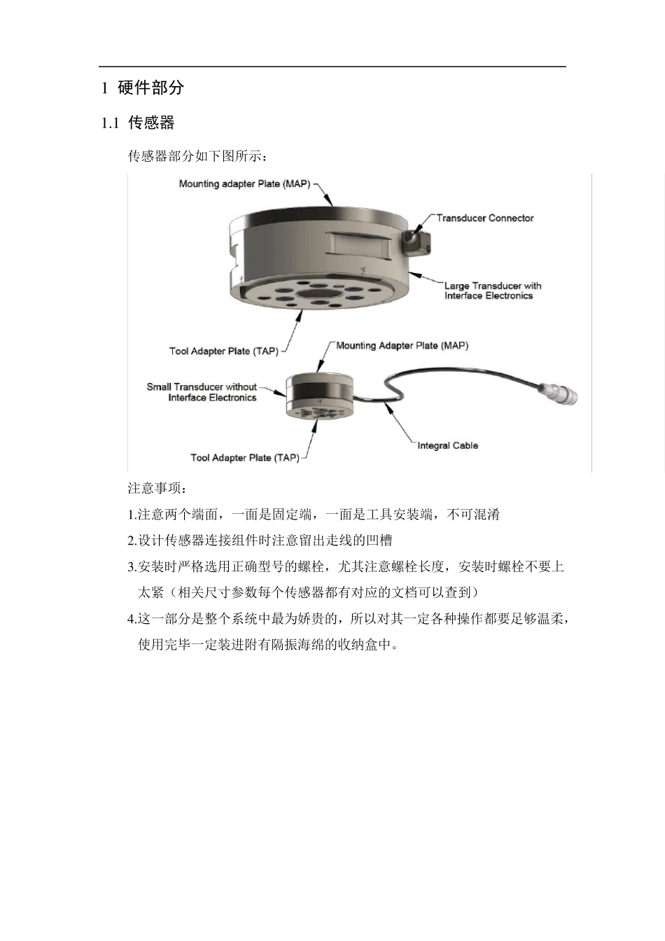 ATI六维力传感器使用须知_第2页