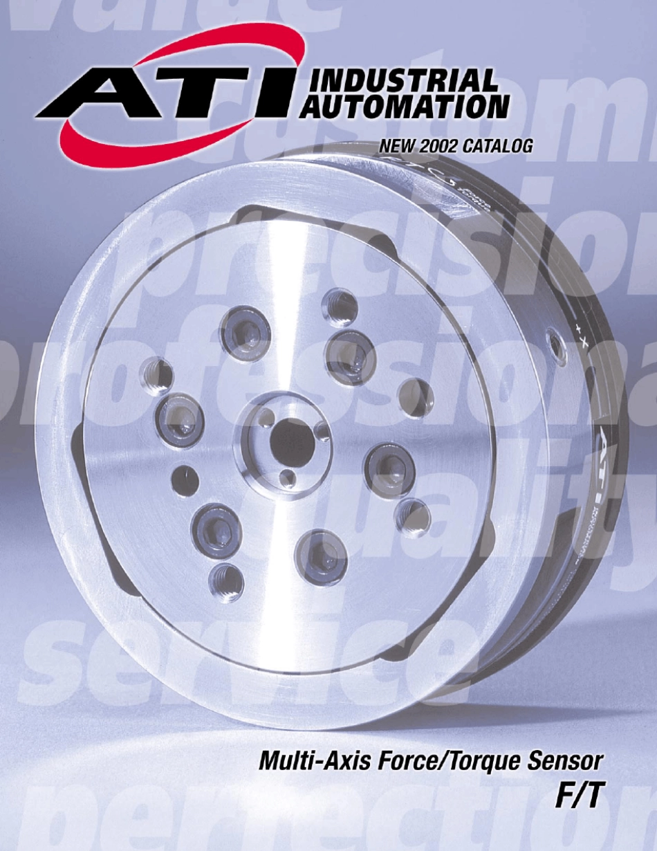 ATI多轴力扭矩传感器选型手册_第1页