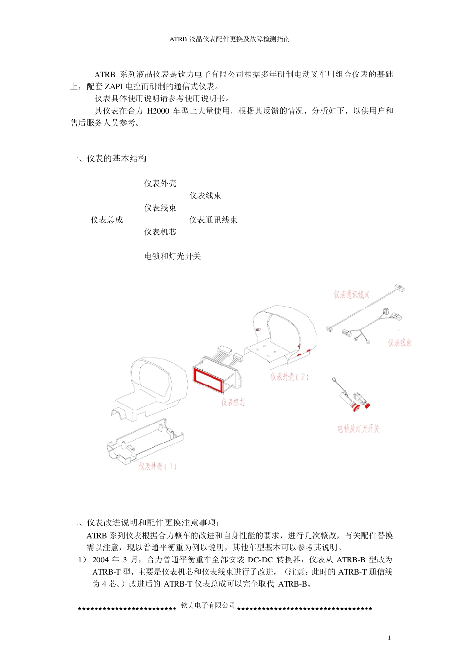 ATRB液晶仪表配件切换故障检测指南叉车资料_第2页
