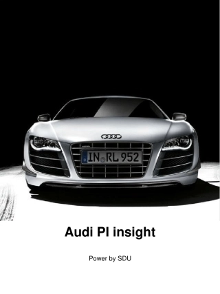 Audi汽车品牌识别性洞察PIinsight_PoweredbySDU商业创新设计机构