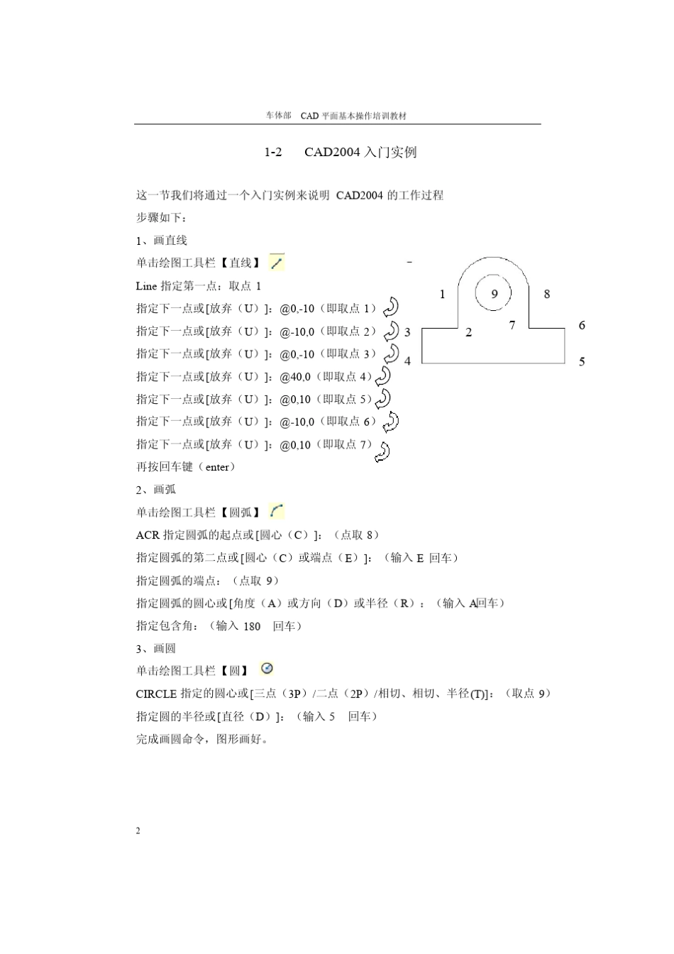 AutoCAD2004快速上手入门基础教程(附书签)_第2页