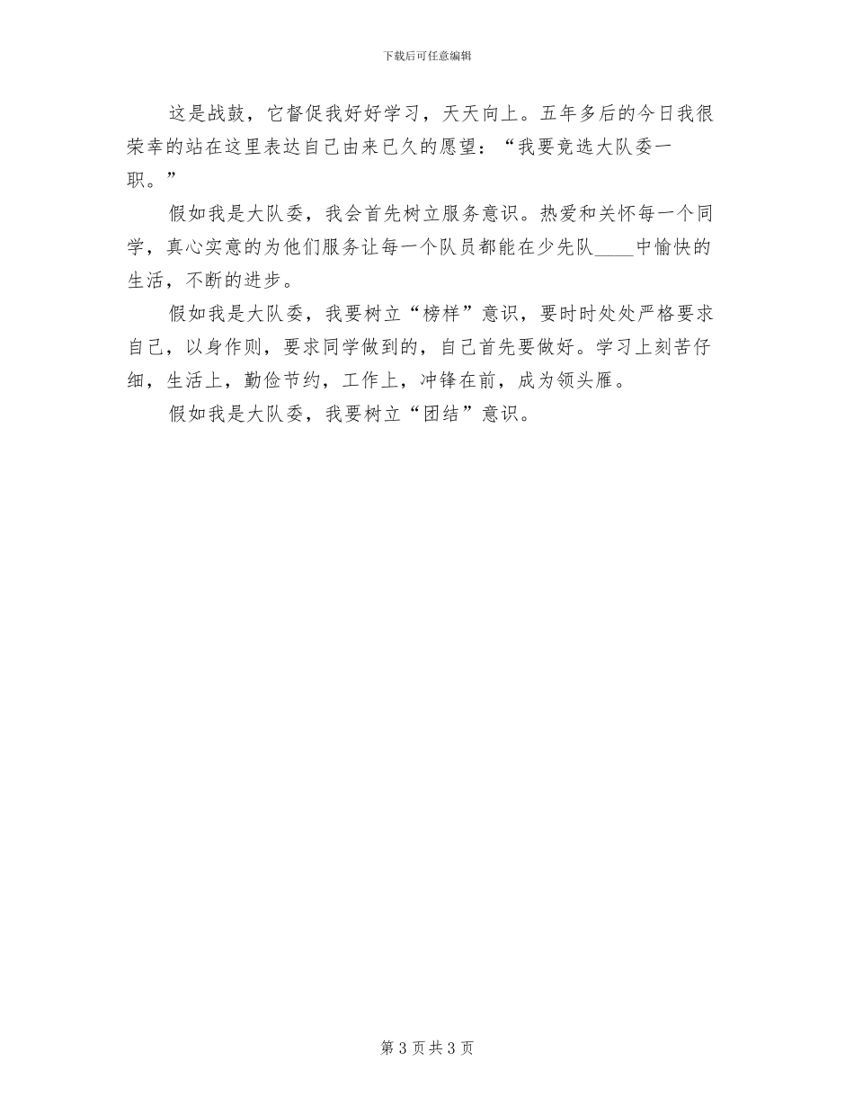 2024秋大队委竞聘上岗方案_第3页