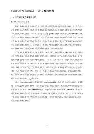 AutoDock中文教程