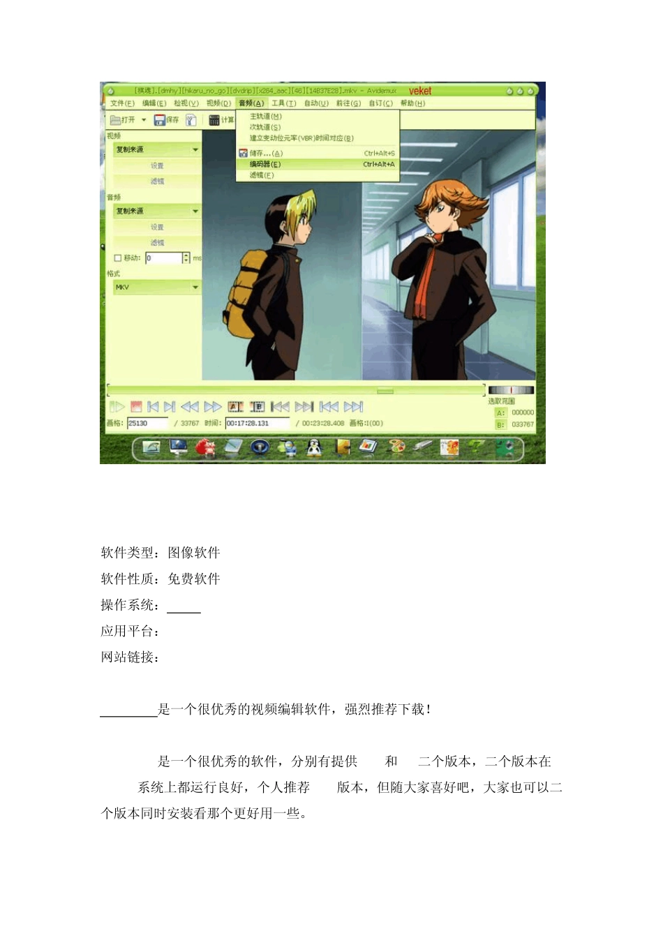 Avidemux简易教程_第3页