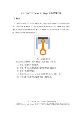 AVLEXCITEPistonandRings学习整理修改