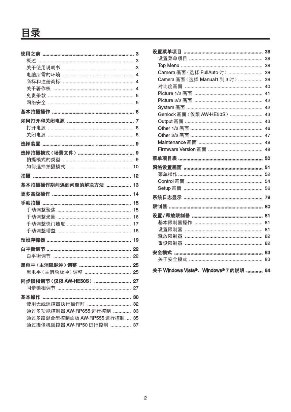 AWHE50详细操作说明(含菜单每项参数说明)_第2页