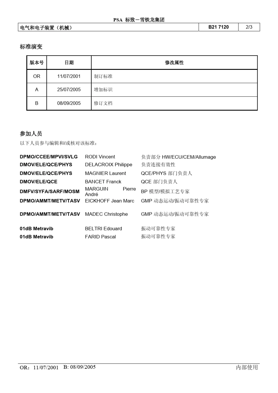 B217120电气和电子装置环境的基本技术规范机械特性2005B中文_第2页