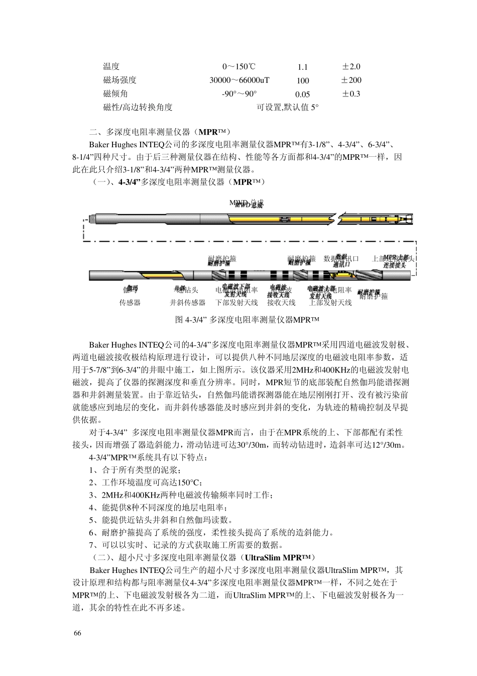 BakerHughesINTEQ公司测量仪器_第2页