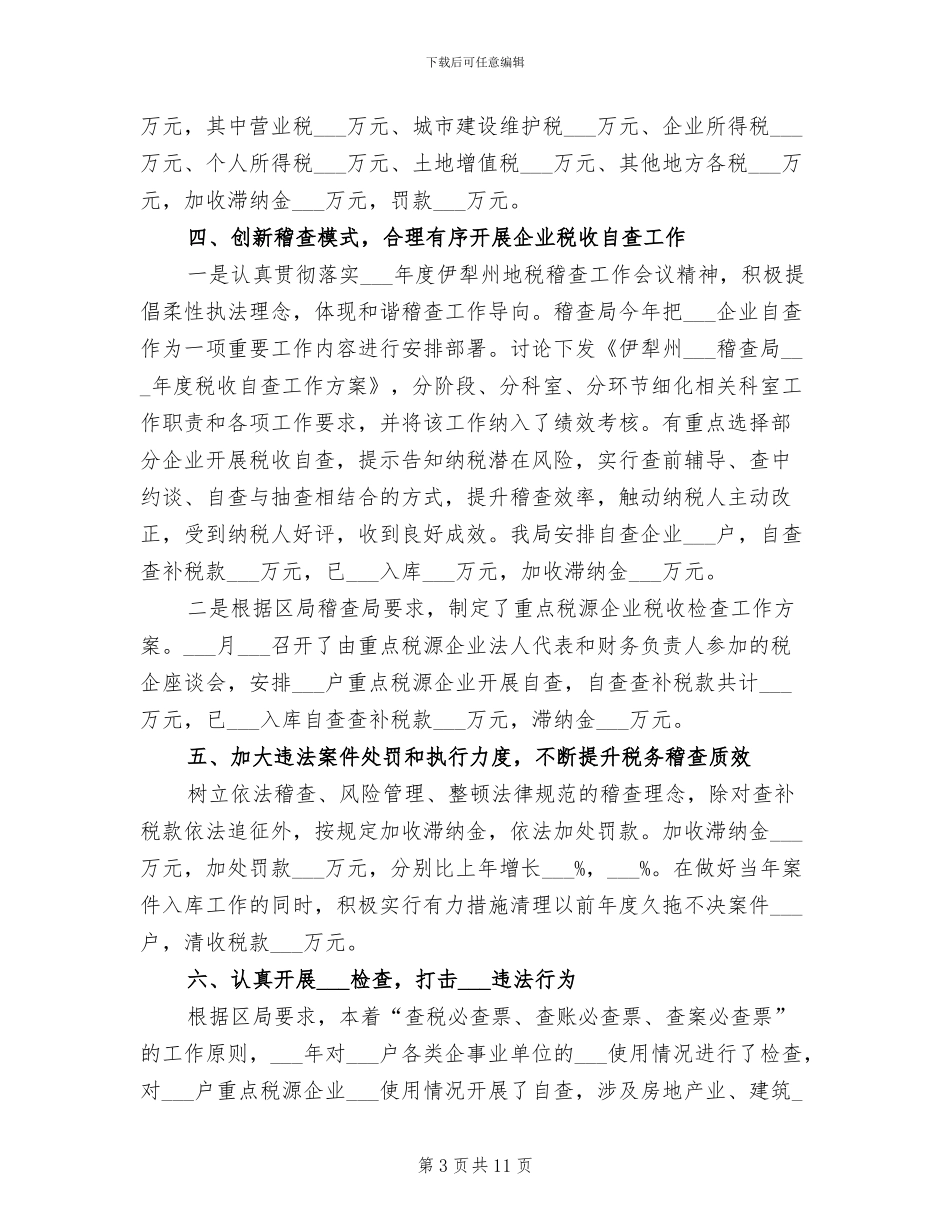 2024税务稽查年度总结_第3页