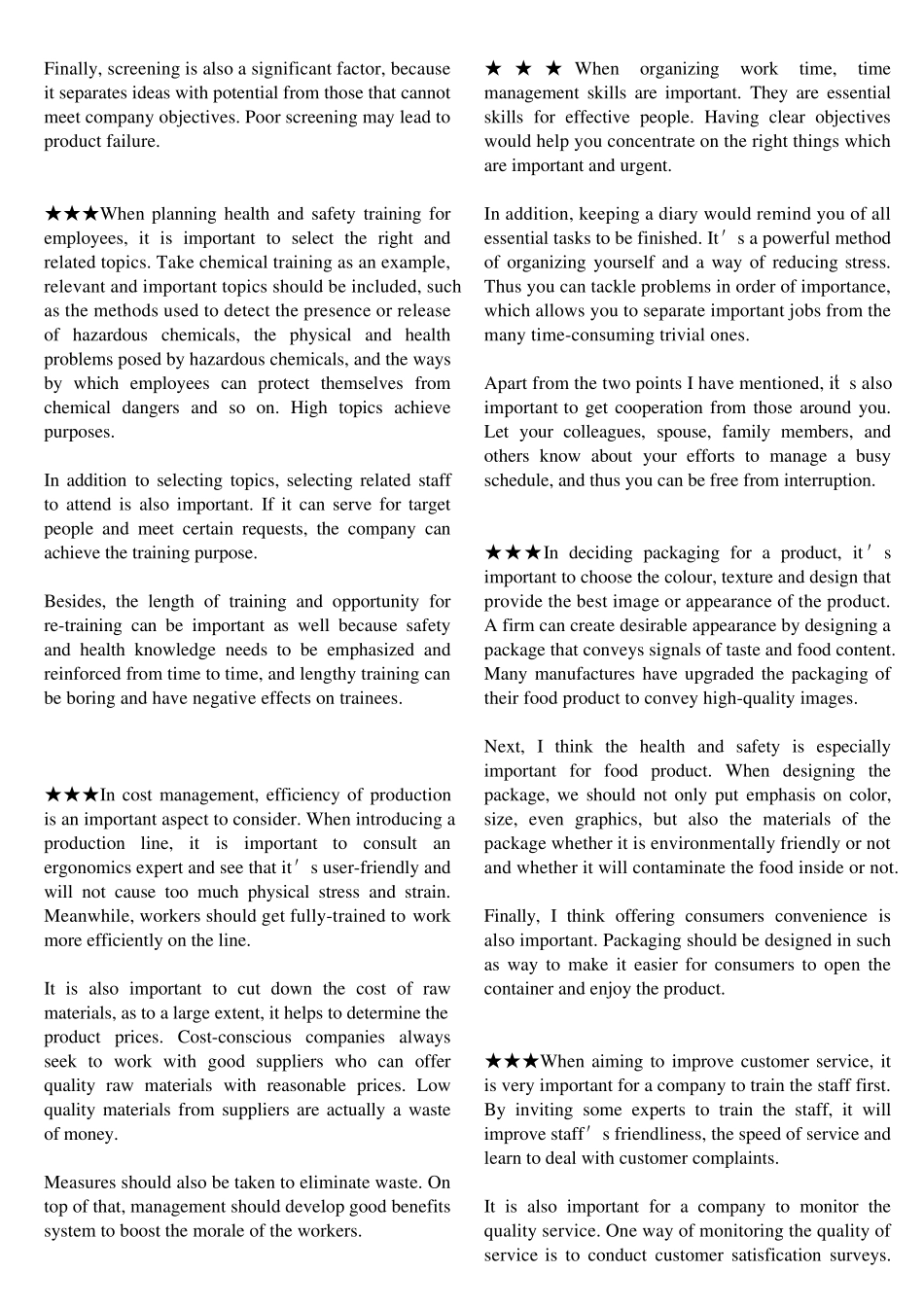 BEC中级口语第二,三部分素材_第2页