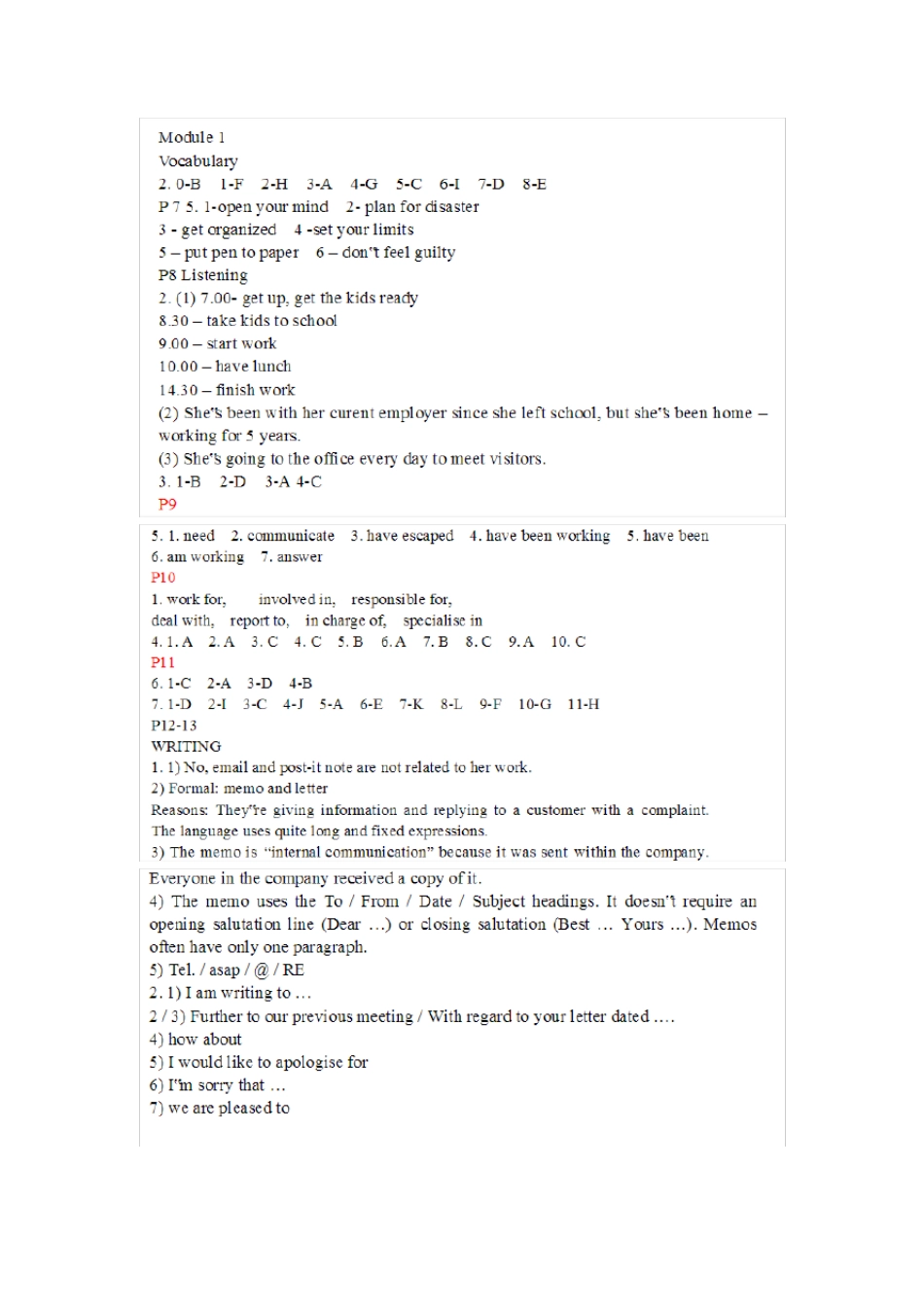 BEC中级课后习题答案_第1页