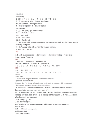 BEC中级课后习题答案