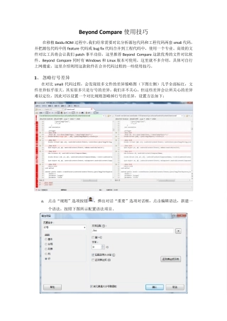 BeyondCompare使用手册