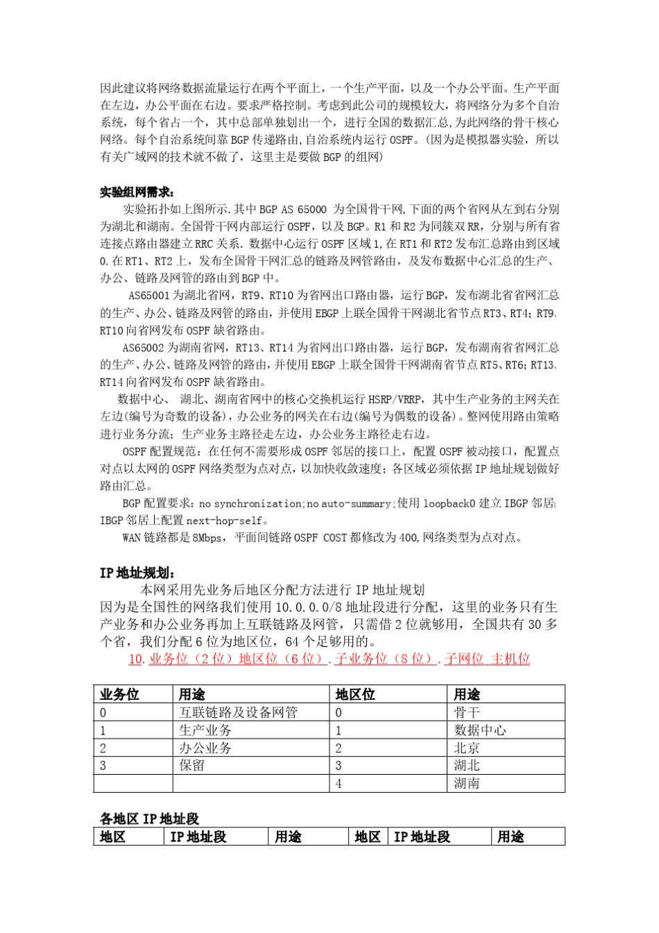 BGP大型企业网工程案例一_第2页