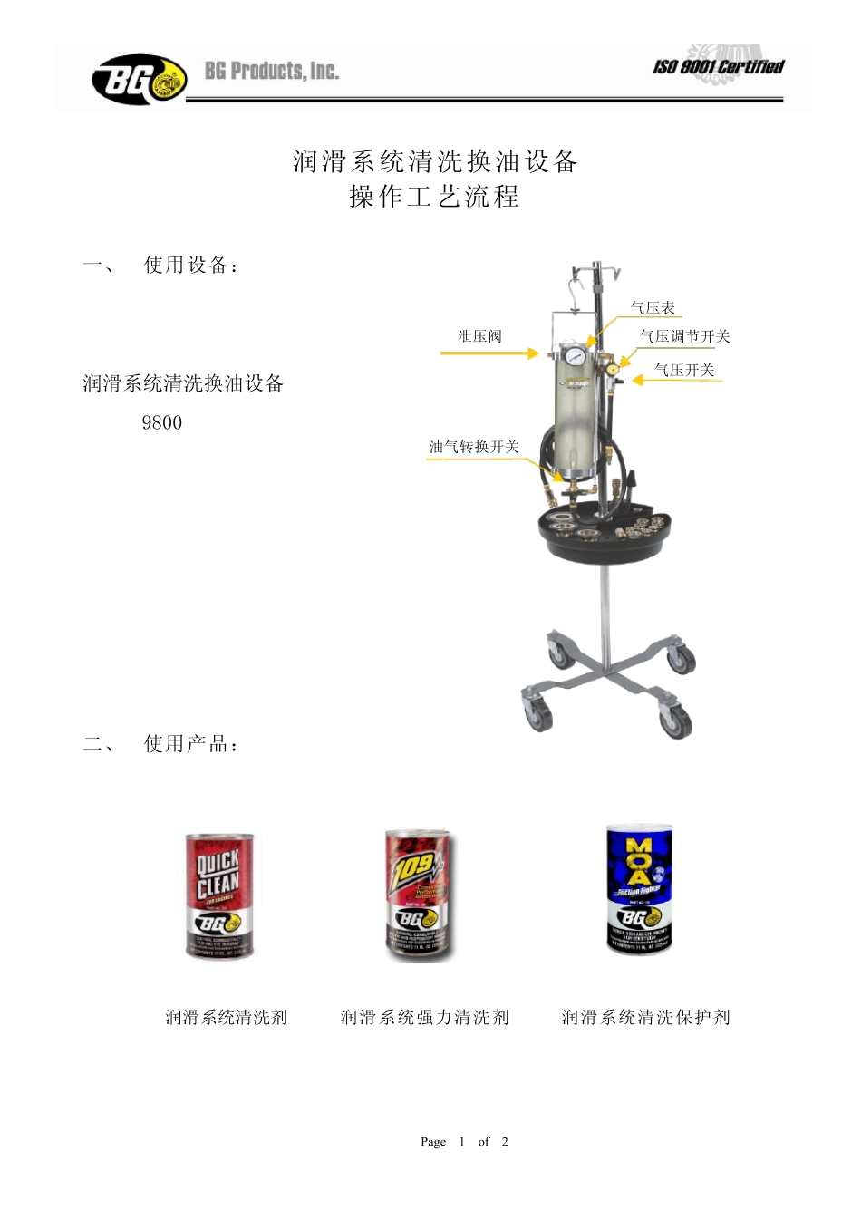 BG专业设备操作流程手册_第3页