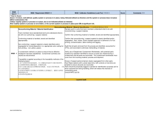 BIQS审核检查表中英文