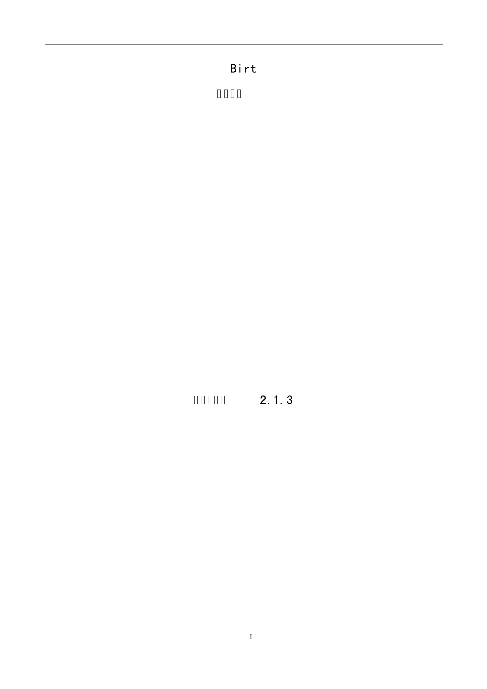 Birt报表的开发使用手册_第1页