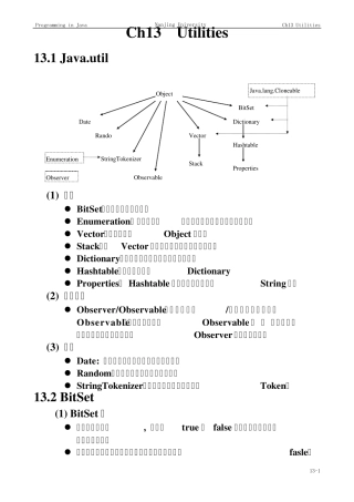 BitSet动态可变的位向量