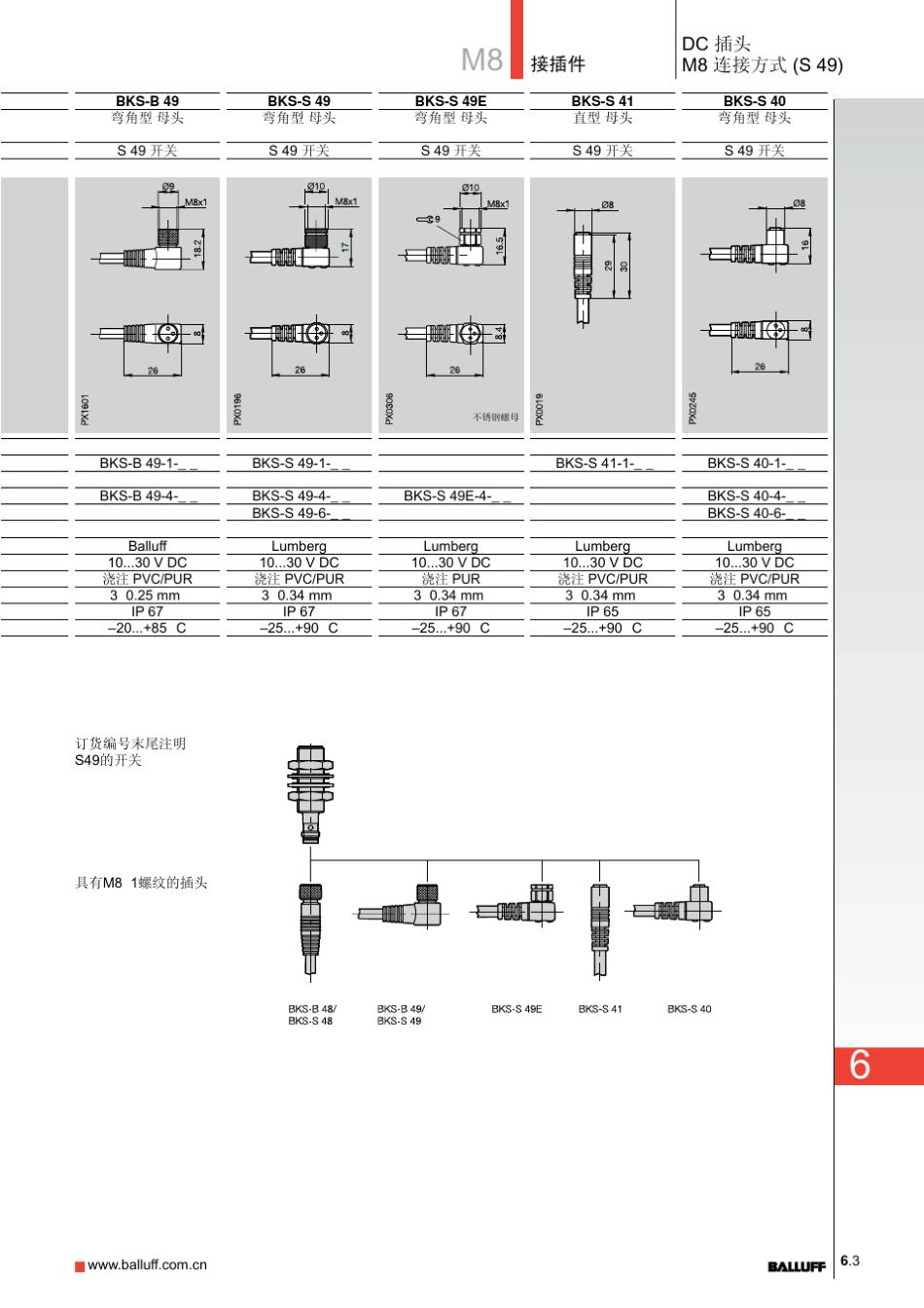BKS巴鲁夫接近开关传感器_第3页