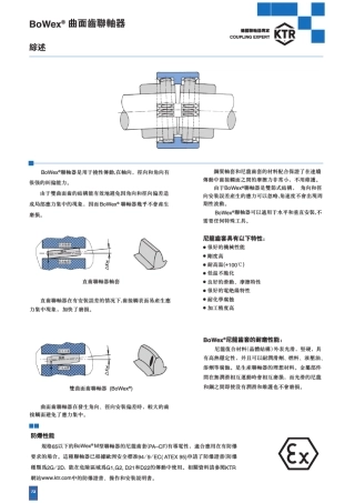 BoWex联轴器连轴器BOWEX曲面齿联轴器