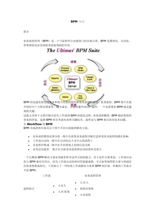 BPM_入门