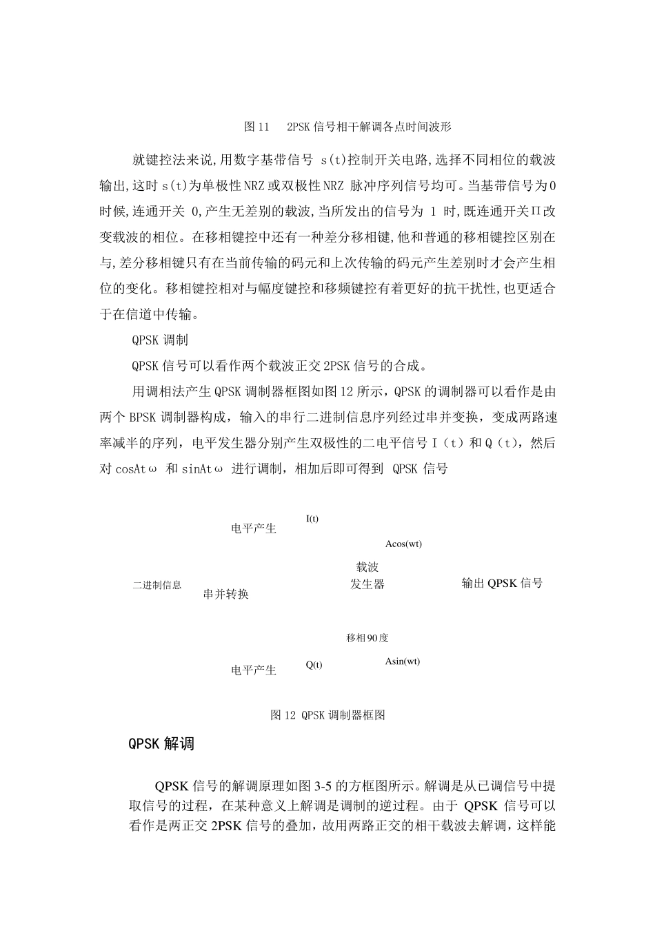 BPSK和QPSK调制解调原理及MATLAB程序_第3页