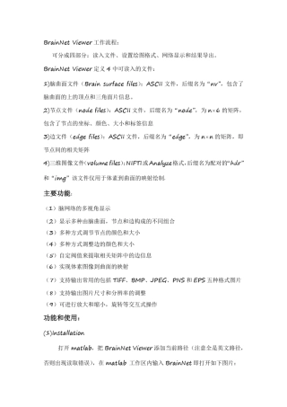 BrainNetViewerGuide使用范例