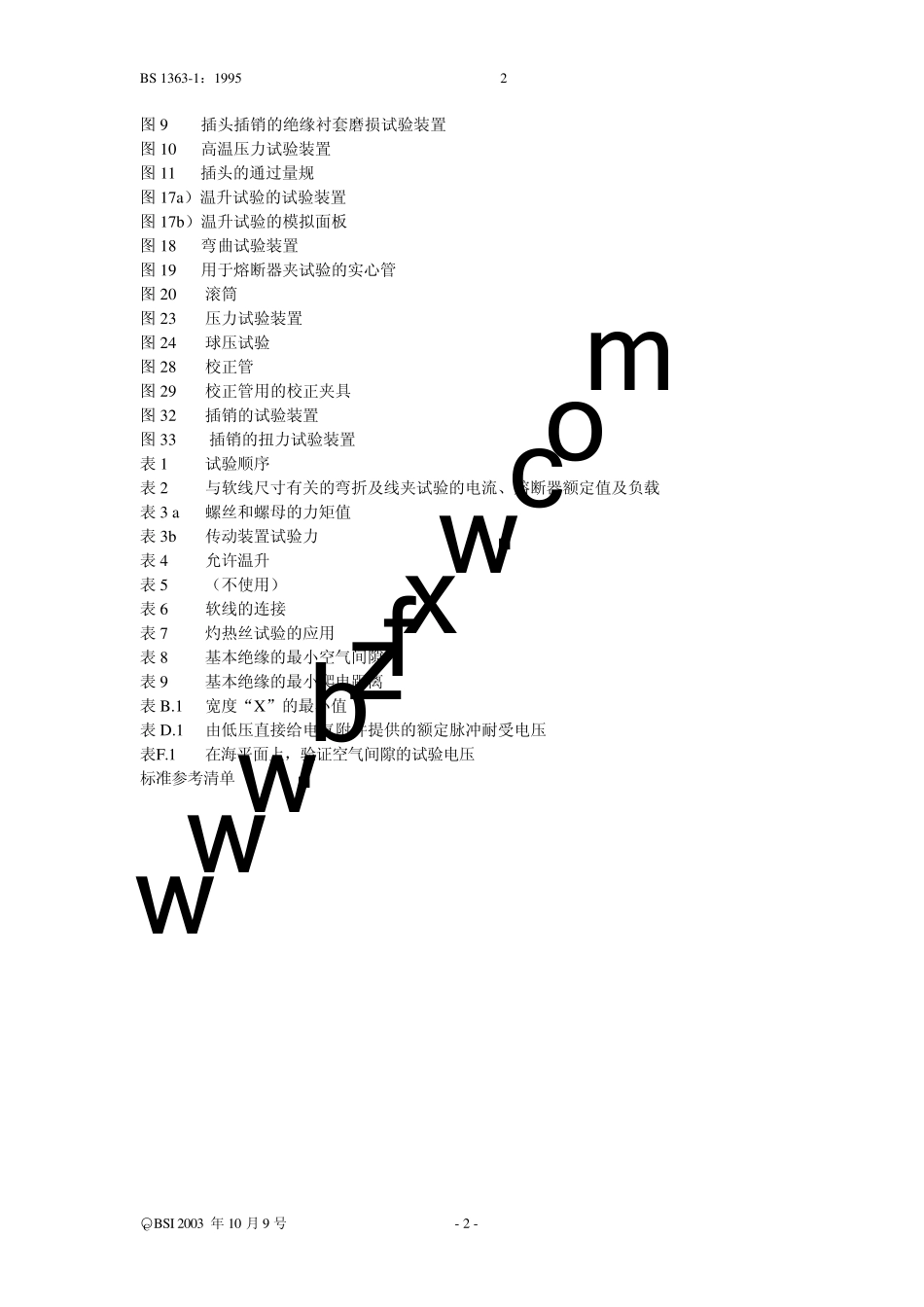 BS136311995中文版13A插头、插座和适配器.可重接和不可重接保险丝灯头规范_第2页