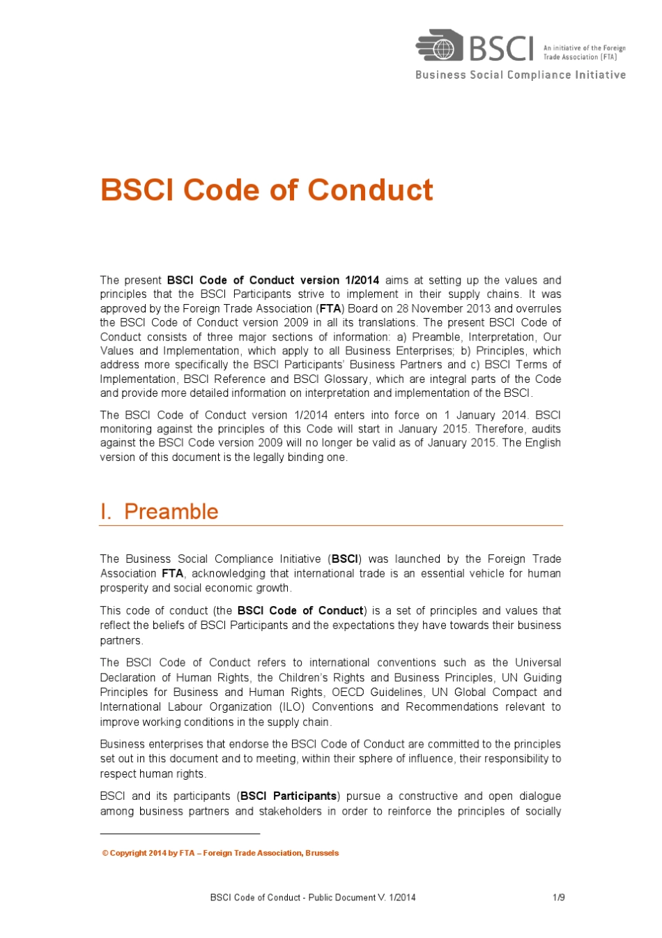 BSCI行为准则2014年英文版_第1页