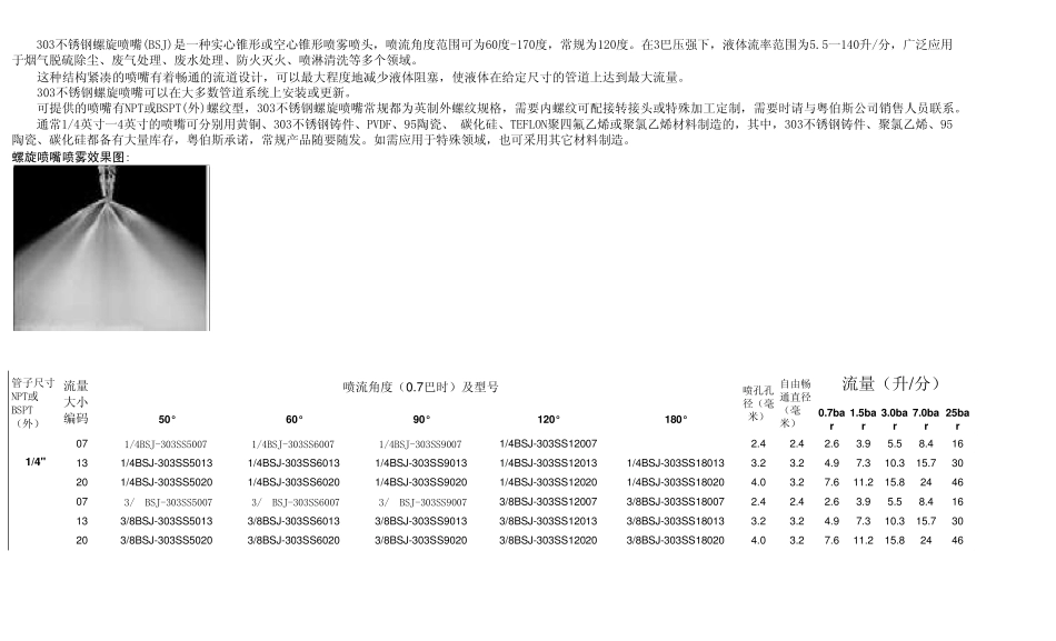 BSJ螺旋喷嘴参数_第3页