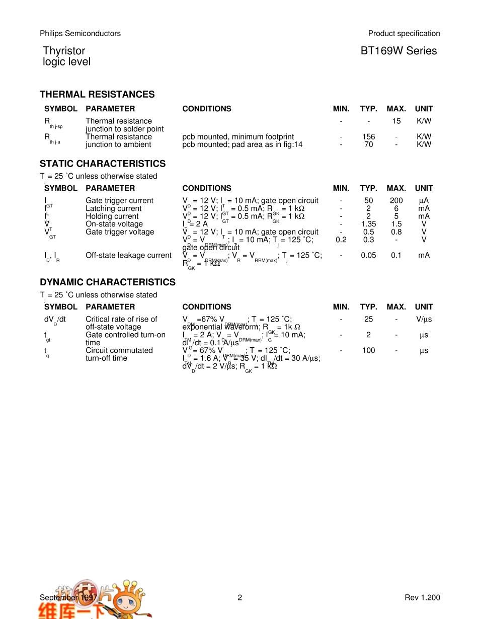 BT169(可控硅)_第2页