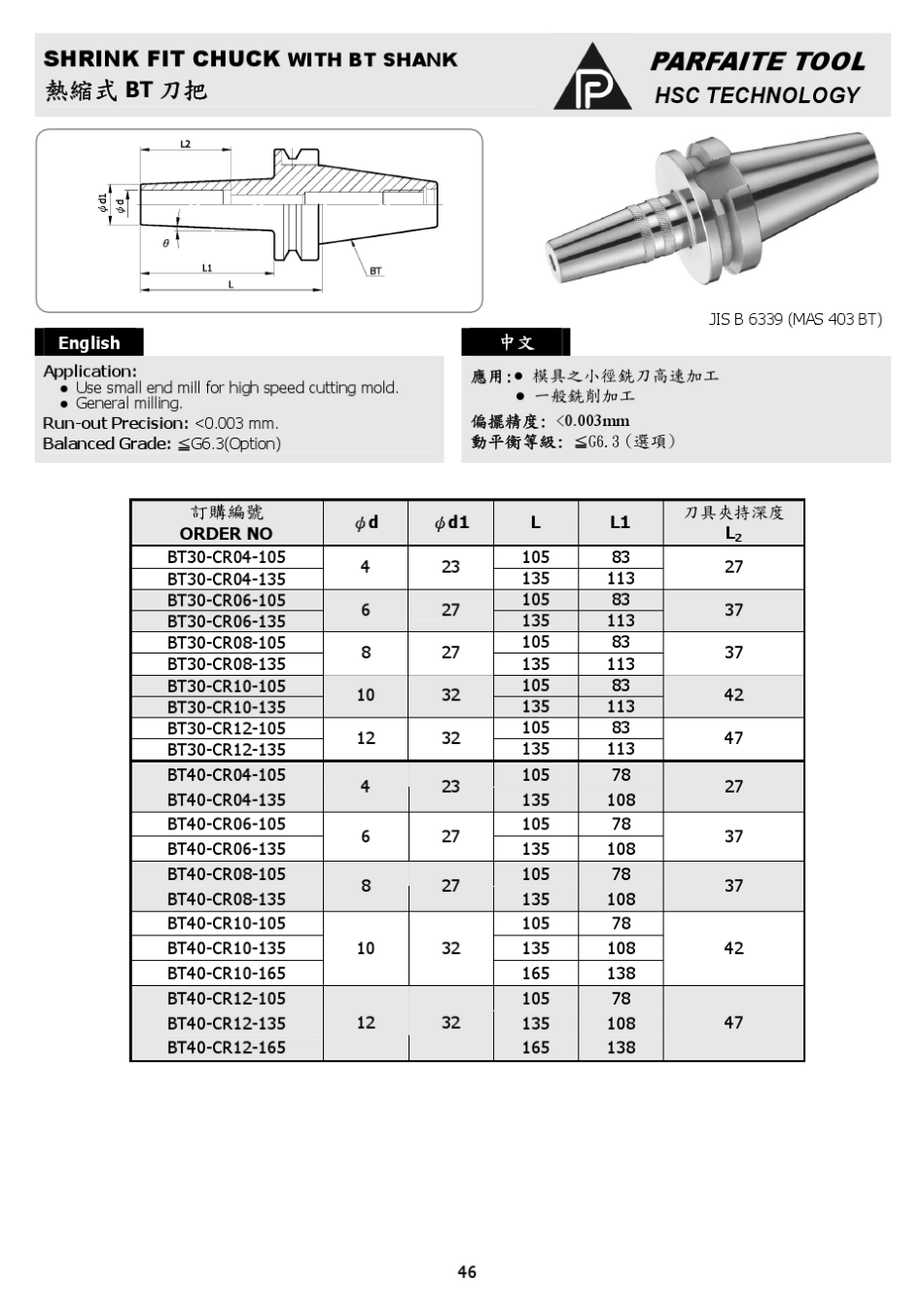 BT刀柄筒夹型号对照表_第2页